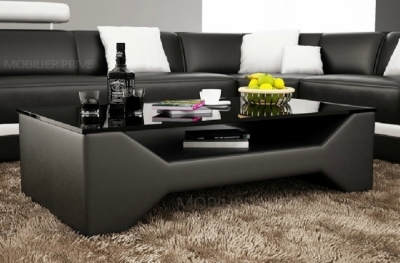 table basse design lina, noire