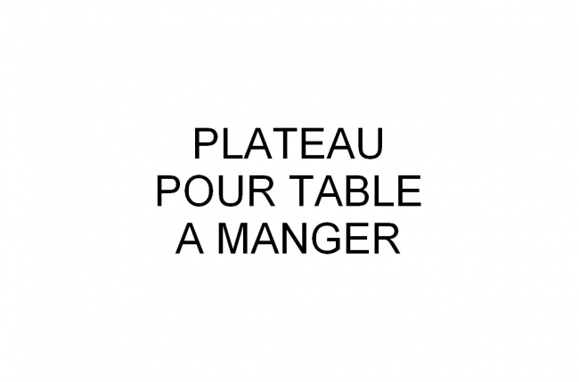 plateau pour la table à manger bretini